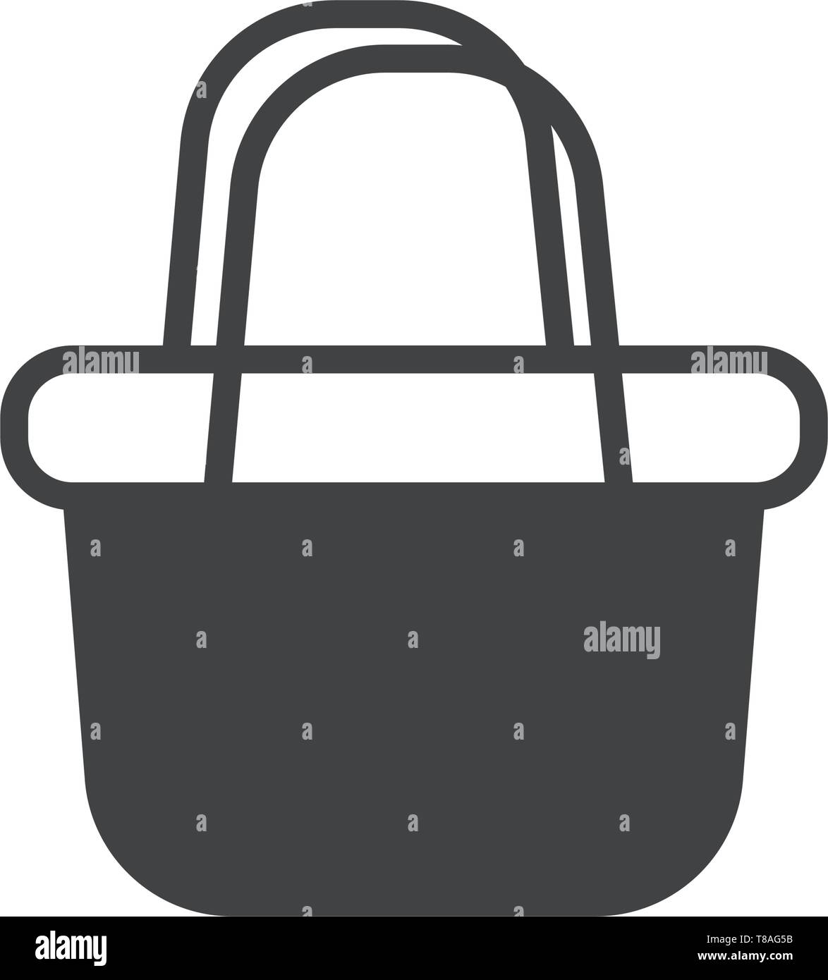 Basket vector icon- Full editable basket vector icon for website and mobile apps. Stock Vector