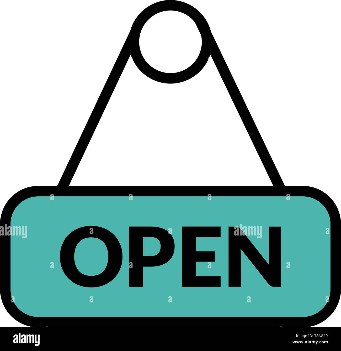Open vector icon- Full editable open vector icon for website and mobile apps. Stock Vector