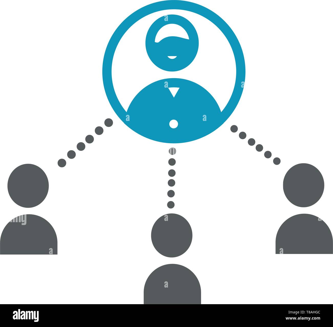 teamwork icon- teamwork vector symbol icon for website Stock Vector