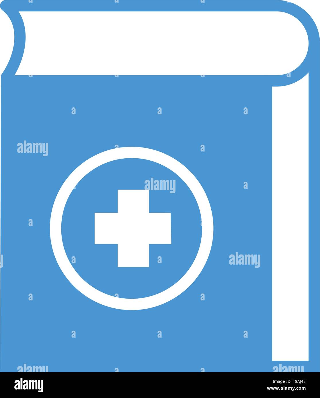 Health and Medical book icon- vector medical book icon for health ...