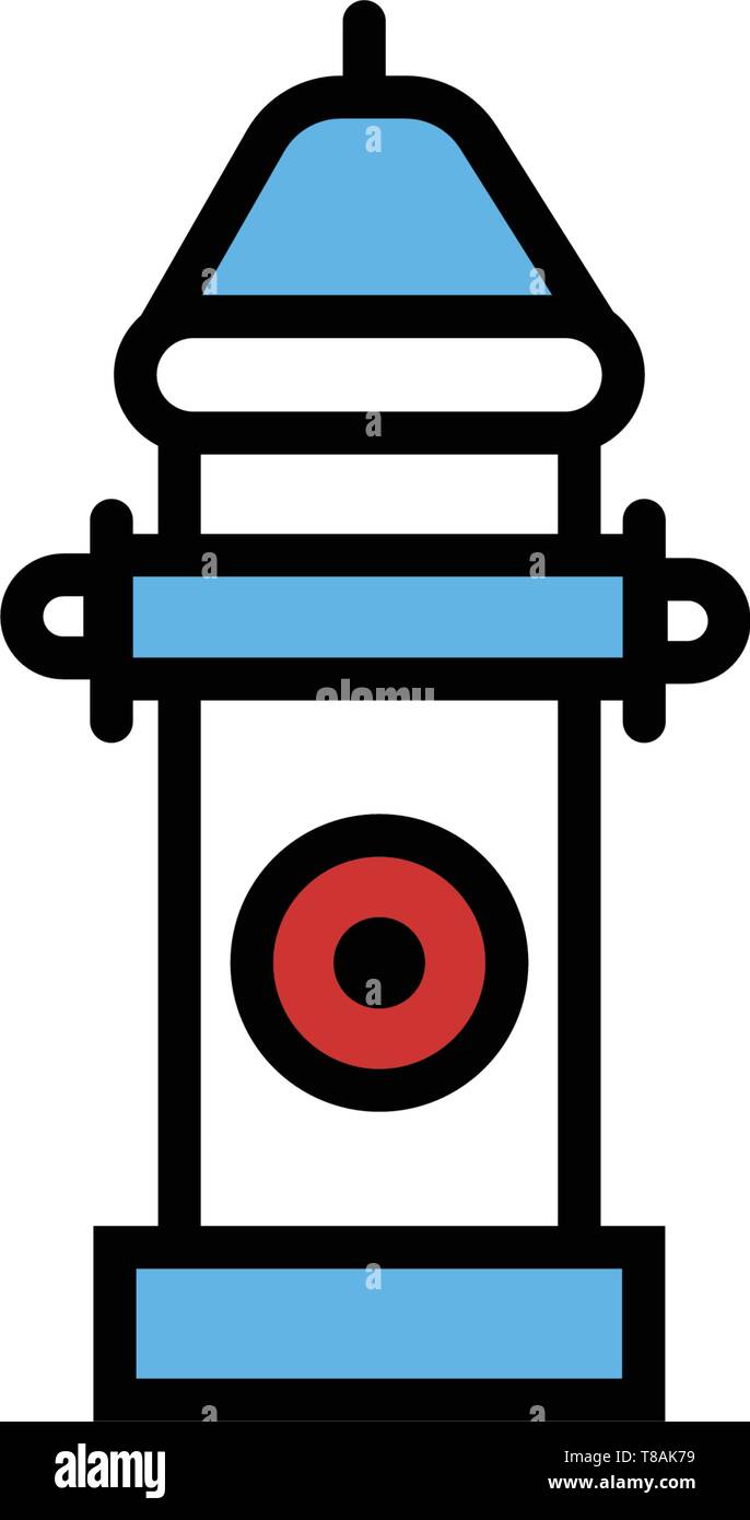 Hydrant icon. vector sing symbol Stock Vector