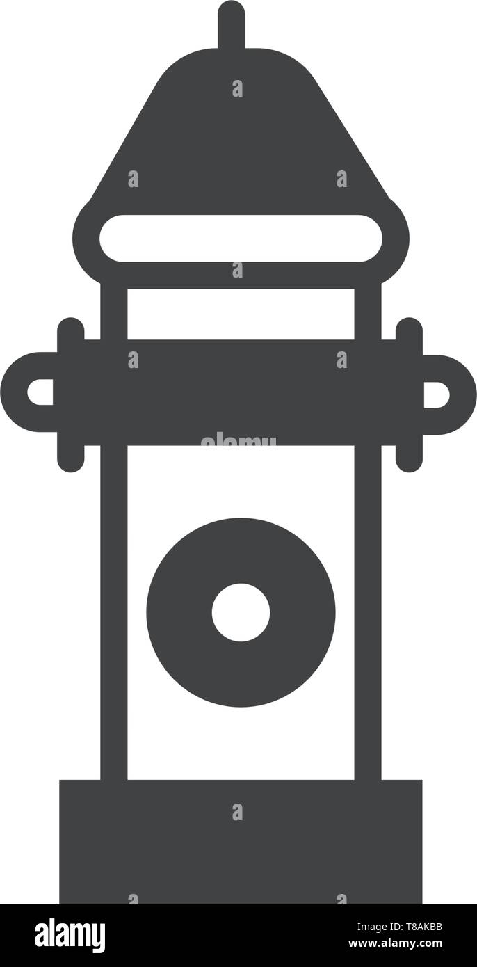 Hydrant icon. vector sing symbol Stock Vector