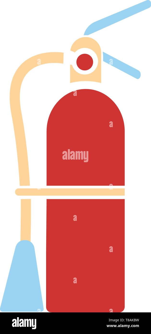 Extinguisher vector icon. vector sing symbol Stock Vector