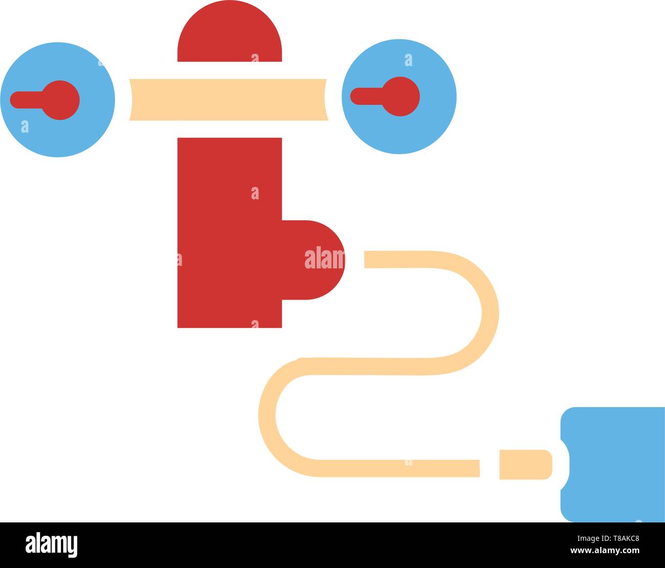 Air tank icon. vector sign symbol Stock Vector