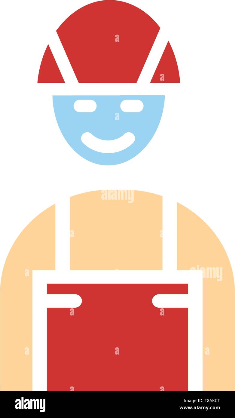 firefighter icon. vector sing symbol Stock Vector