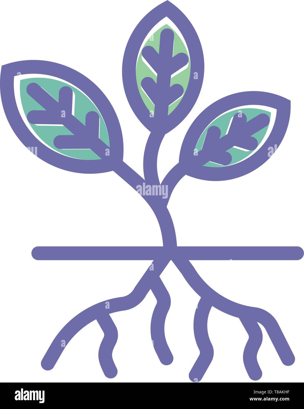 Root vector plant icon. mono vector sign symbols. Perfect pixel icons ...