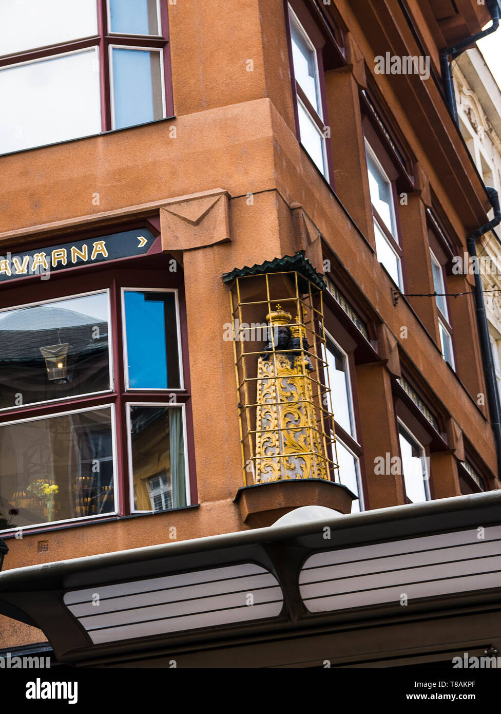 The house of the Black Madonna of Prague in the city in the Czech ...