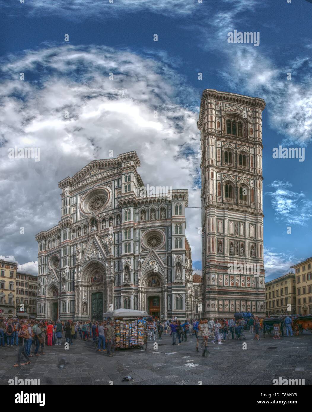 Santa Maria del Fiore; the Duomo of Florence, Tuscany Stock Photo - Alamy