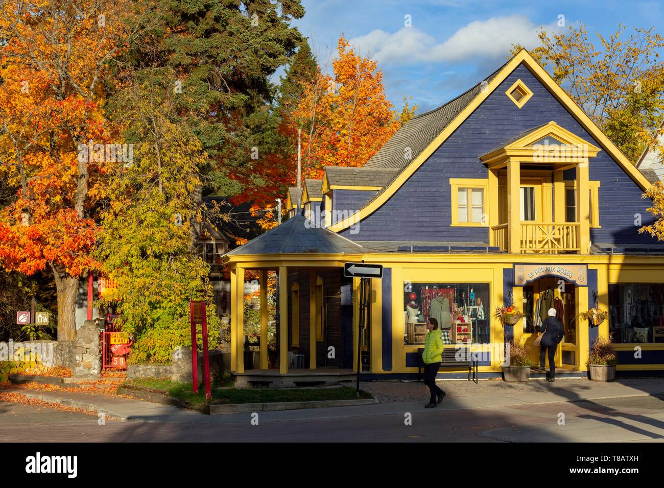 Canada, province of Quebec, Charlevoix region, BaieSaintPaul, SaintJeanBaptiste street and