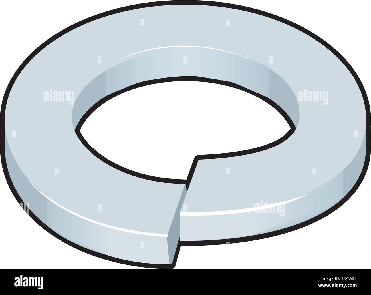 Lock Washer Vector Illustration Stock Vector Image & Art Alamy