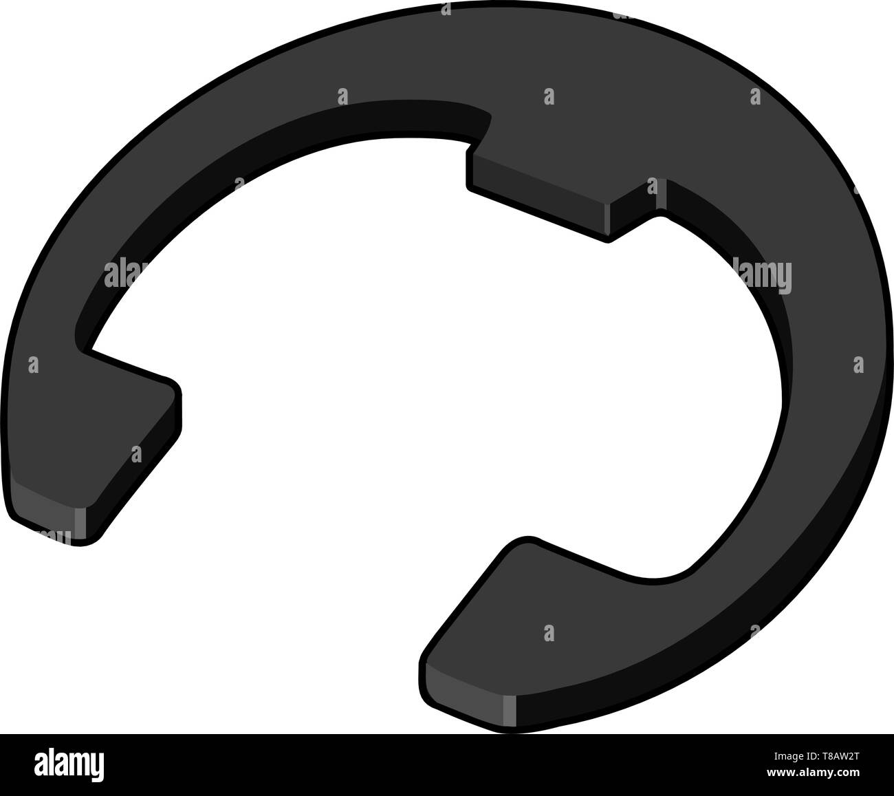 Standard Retaining Ring Vector Illustration Stock Vector Image & Art Alamy