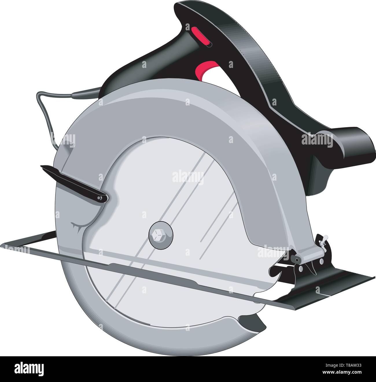 Circular Saw Vector Illustration Stock Vector Image & Art - Alamy