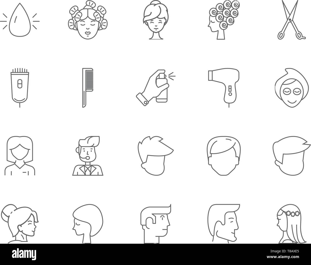 Hair Salon Line Icons Signs Vector Set Outline Illustration Concept Stock Vector Image Art Alamy Hair Salon Line Icons Signs Vector Set Outline Illustration Concept Stock Vector Image Art Alamy