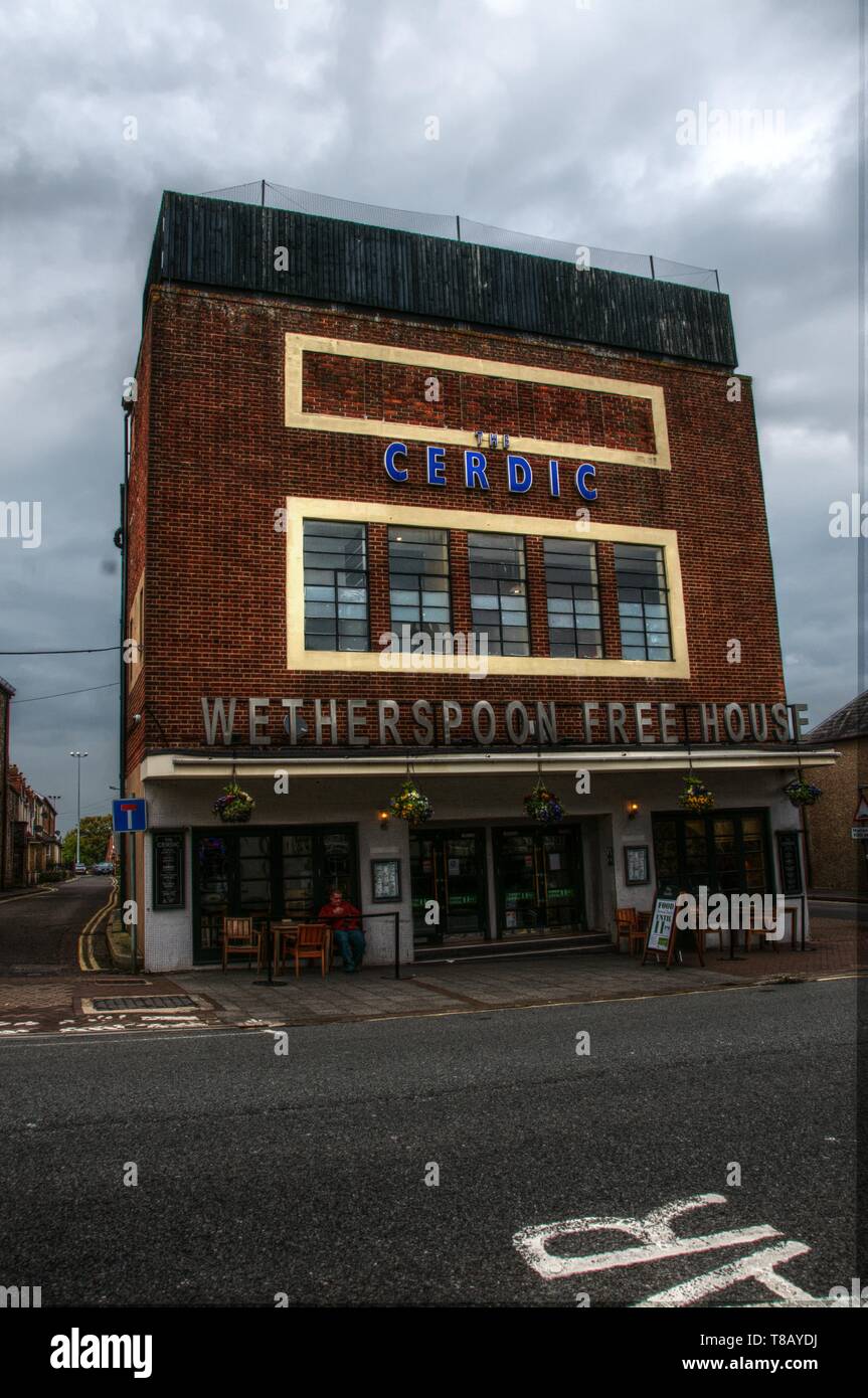 Old cinema buildings in Chard, Somerset Stock Photo Alamy