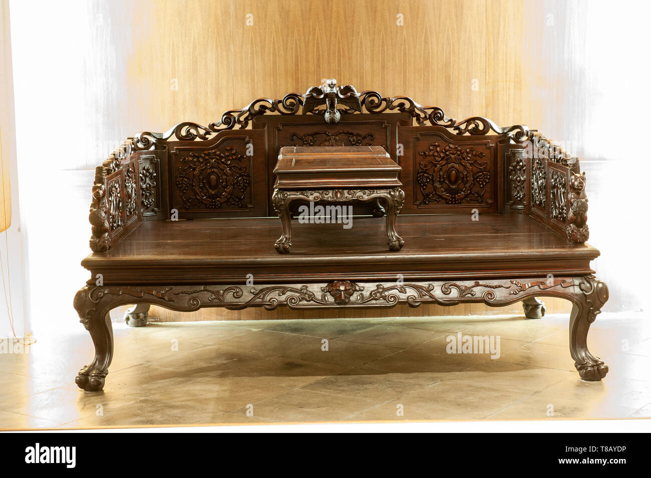 Mahogany furniture in China Stock Photo Alamy