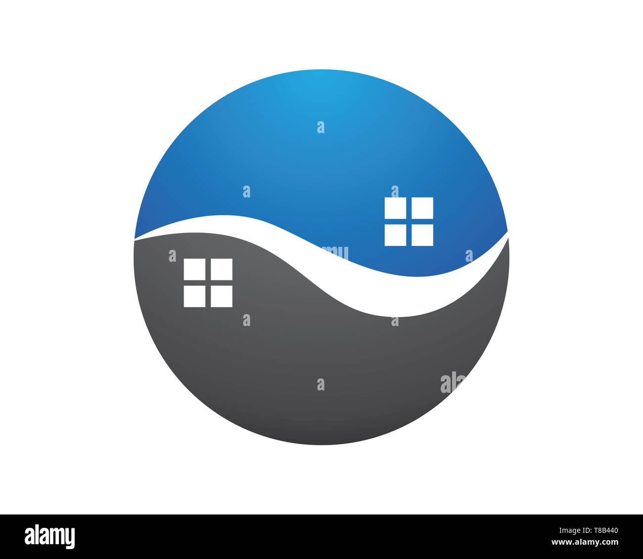 Property Logo Template vector icon illustration design Stock Photo - Alamy