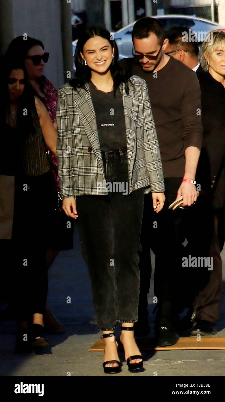 Celebrities at the 'Jimmy Kimmel Live!' studios Featuring: Camila