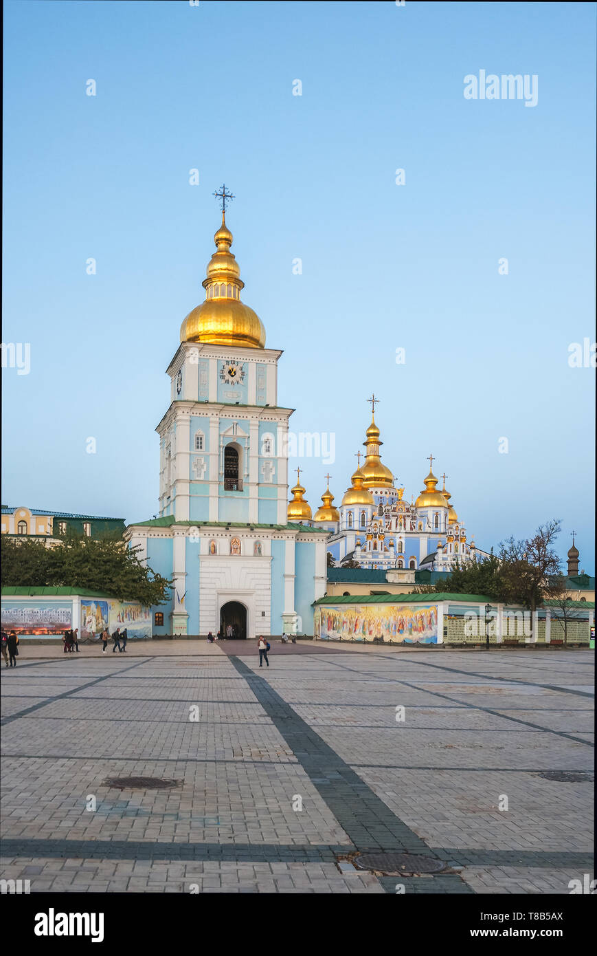 St. Michael's Golden-Domed Monastery in Kiev Stock Photo