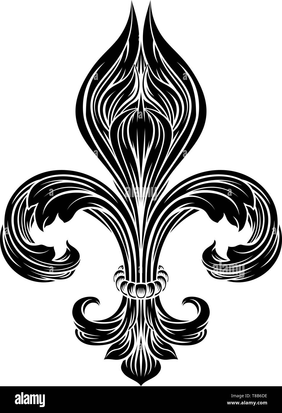 Fleur De Lis Graphic Stock Vector