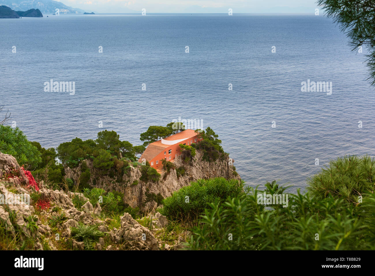 Villa Malaparte, Capri, Italy Stock Photo