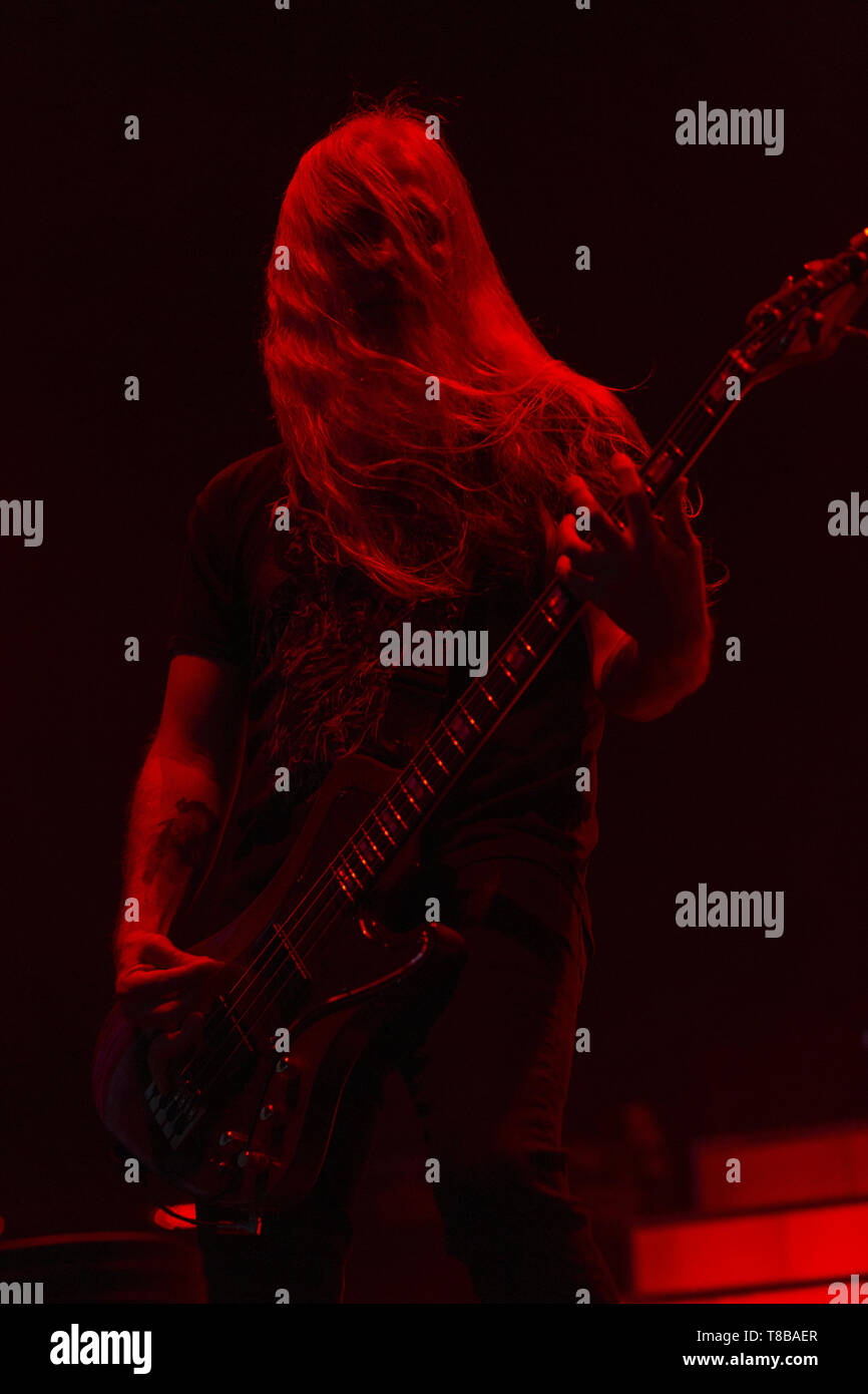 May 11, 2019 West Palm Beach, Florida, USA Lamb Of God bass player
