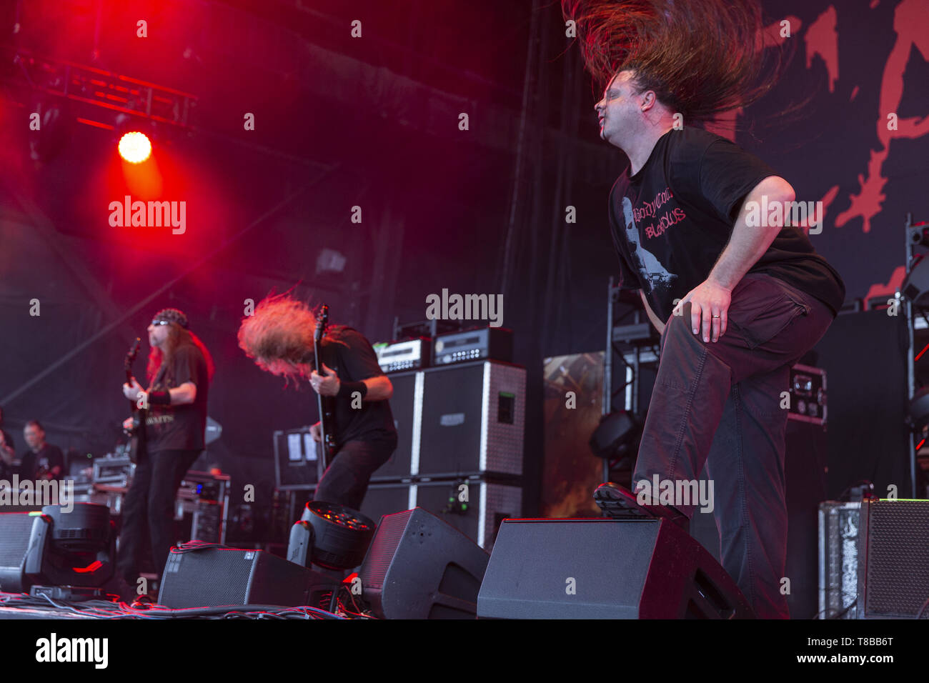 May 11, 2019 - West Palm Beach, Florida, USA - Death Metal band Cannibal Corpse performs in support of Slayer on their farewell tour. (Credit Image: © Adam DelGiudice/ZUMA Wire) Stock Photo
