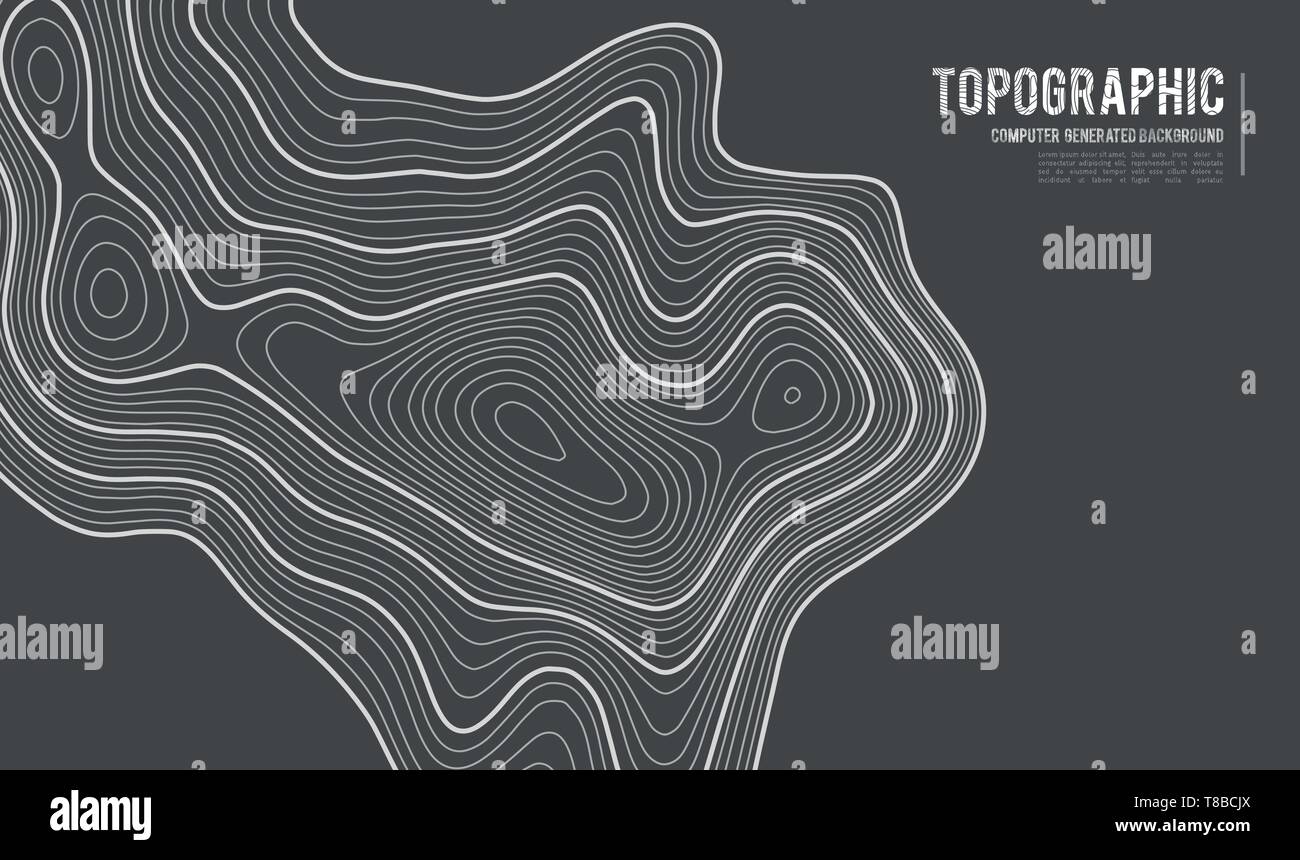 Grey contours vector topography. Geographic mountain topography vector illustration. Topographic