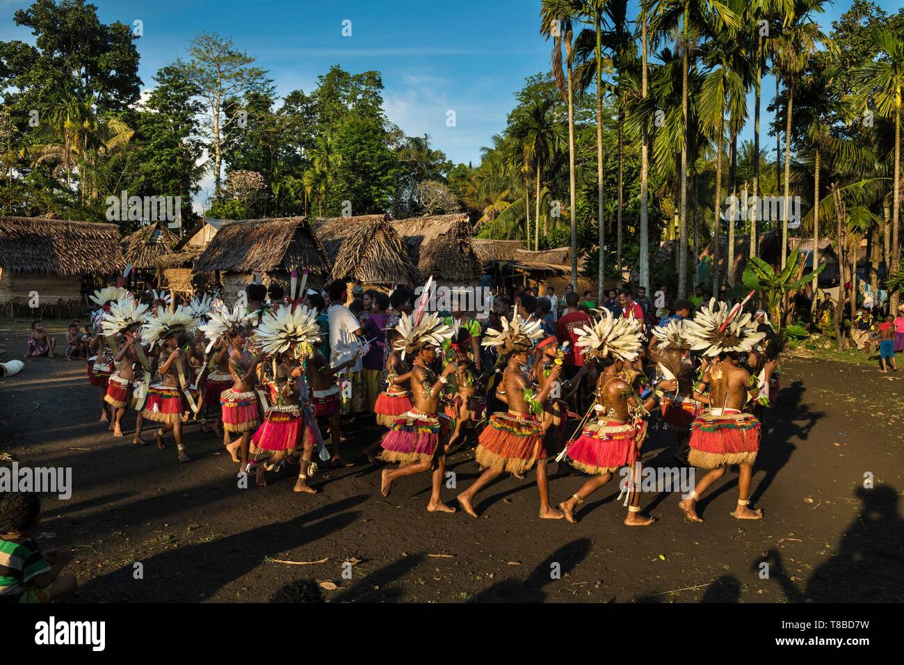 Papua New Guinea Milne Bay Province Encastreaux Sea Trobriands Archipelago Kiriwina Island Okaiboma Village Milamala Festival