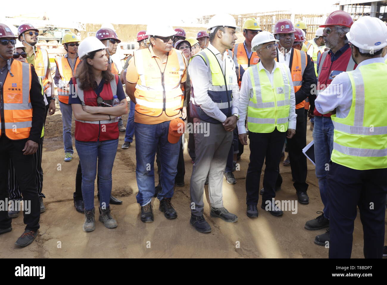 international sports and training centre complex at Cote d'Or, Mauritius ... The complex is expected to include a multi-sport stadium Stock Photo