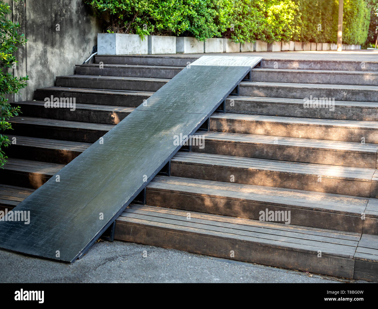 Stair ramp hi-res stock photography and images - Alamy