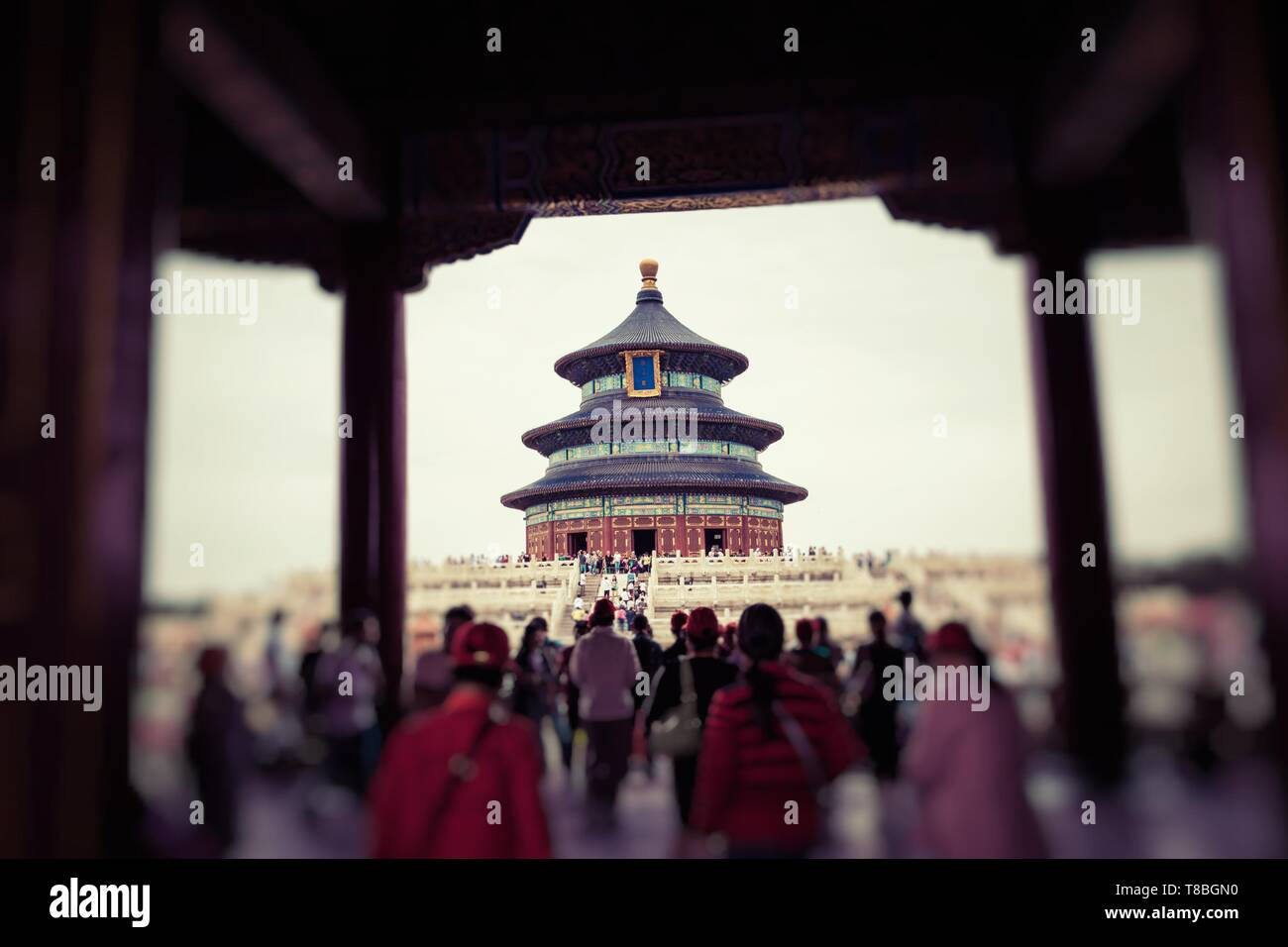 Temple of Heaven landmark of Beijing city, China. Stock Photo