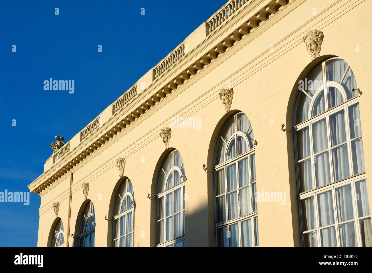 France, Calvados, Pays d'Auge, Deauville, Casino Barriere de Deauville Stock Photo