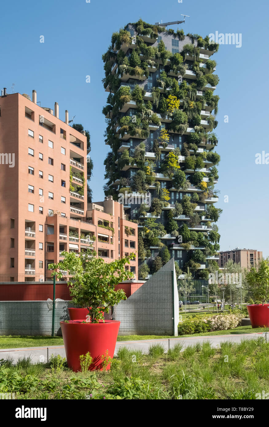 Bosco Verticale (Vertical Forest) are residential towers in Porta Nuova