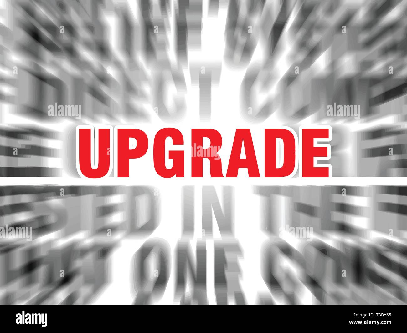 Upgrade text Stock Vector Images - Alamy