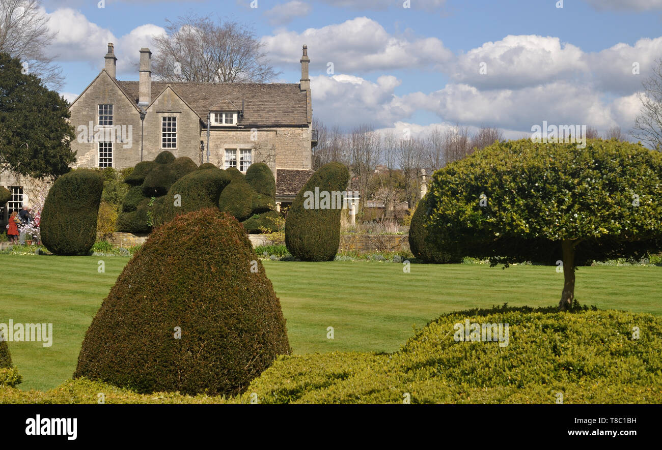 The house at The Courts Garden, Holt, near Bradford-on-Avon, Wiltshire Stock Photo