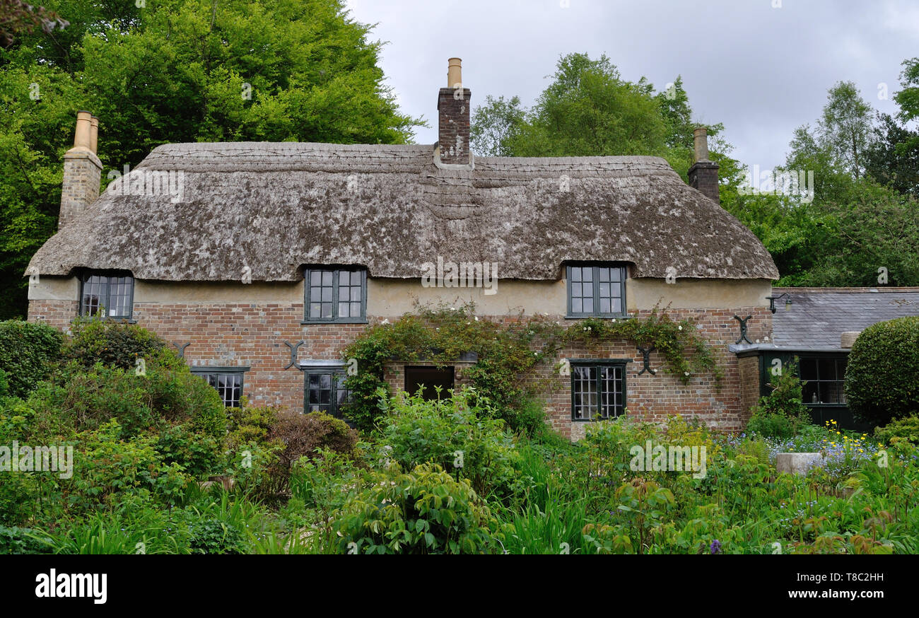 Author Thomas Hardy's cottage at Higher Bockhampton, Dorset Stock Photo