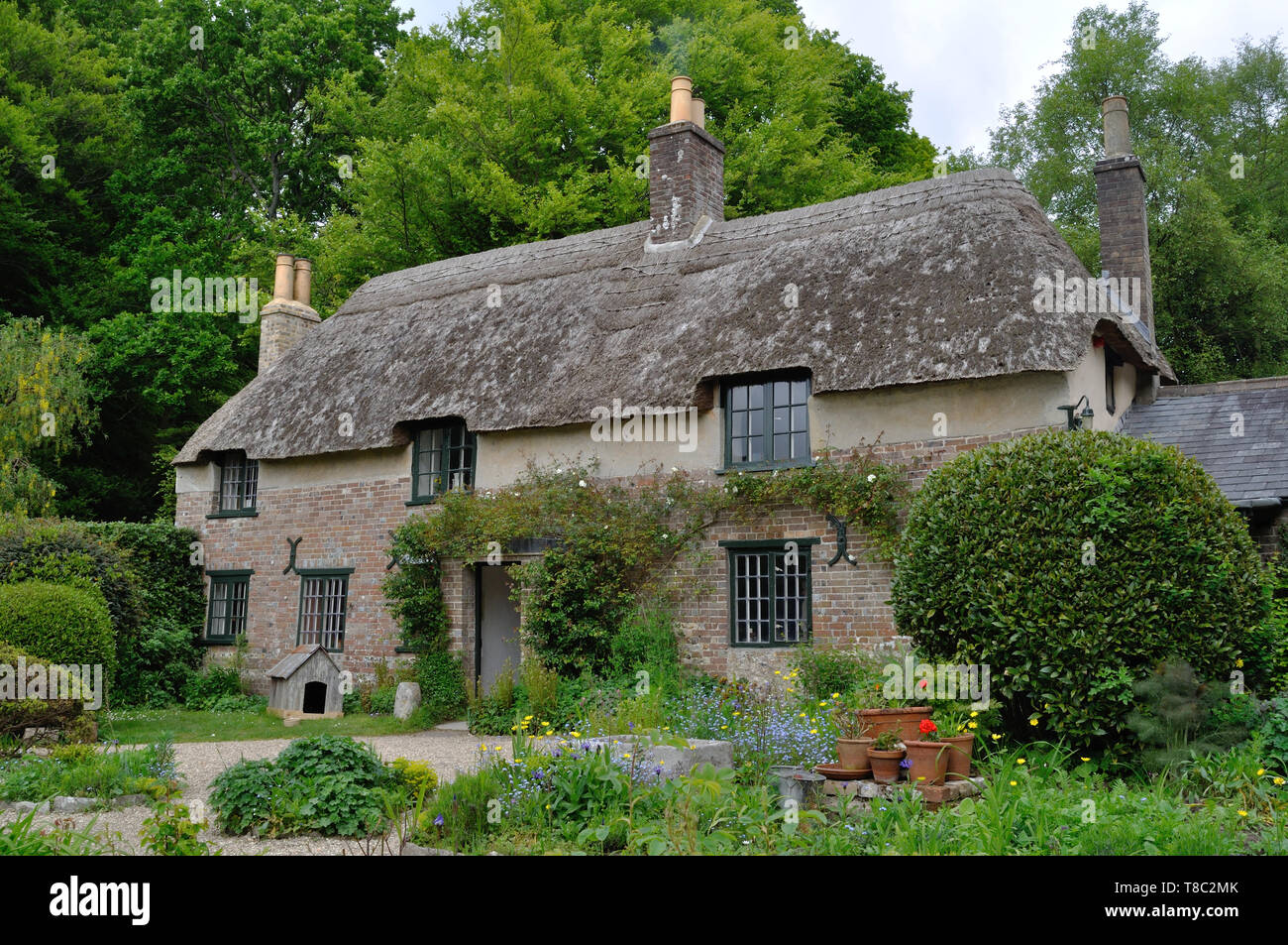 Author Thomas Hardy's cottage at Higher Bockhampton, Dorset Stock Photo