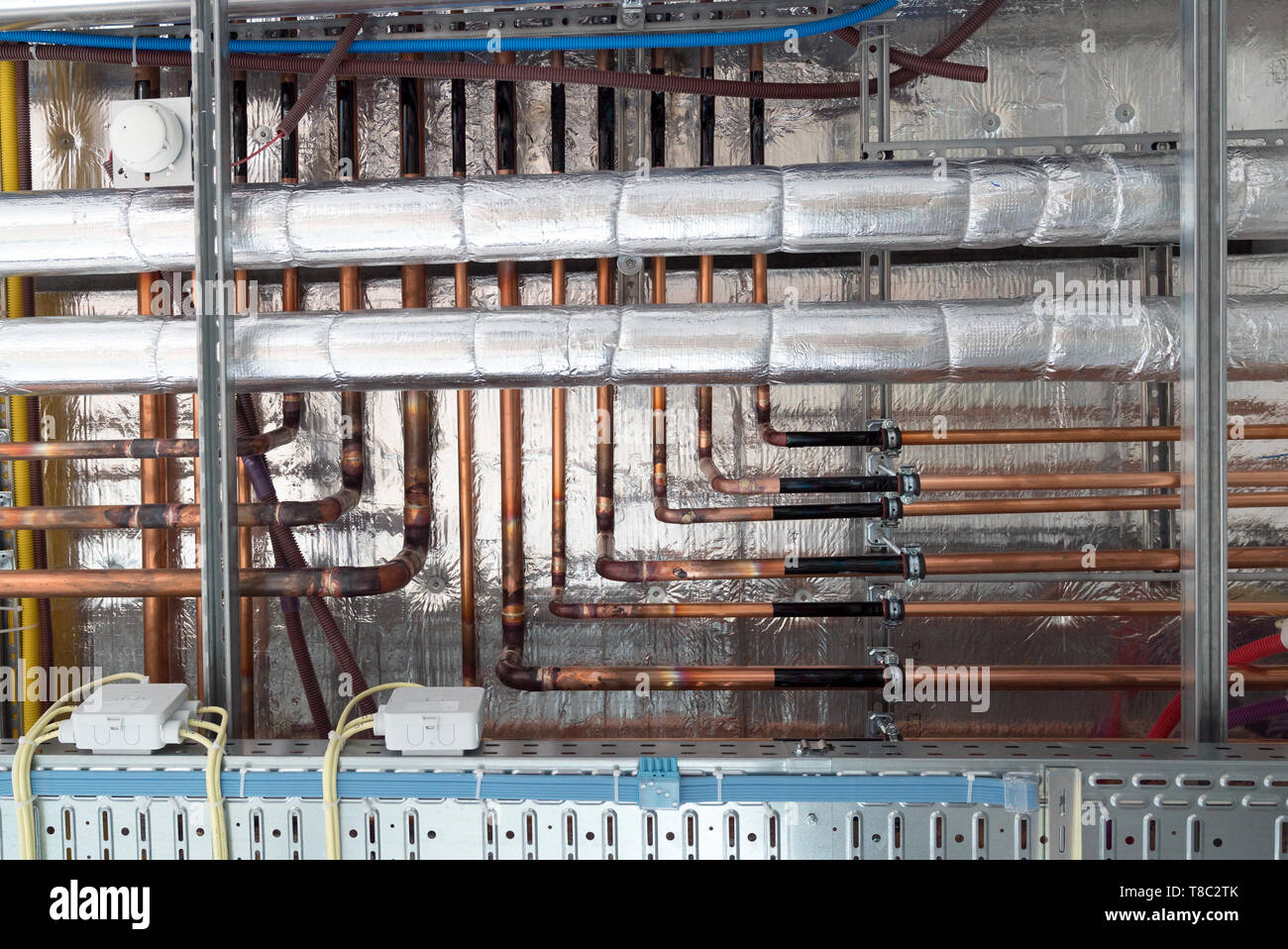Copper pipe insulated hires stock photography and images Alamy