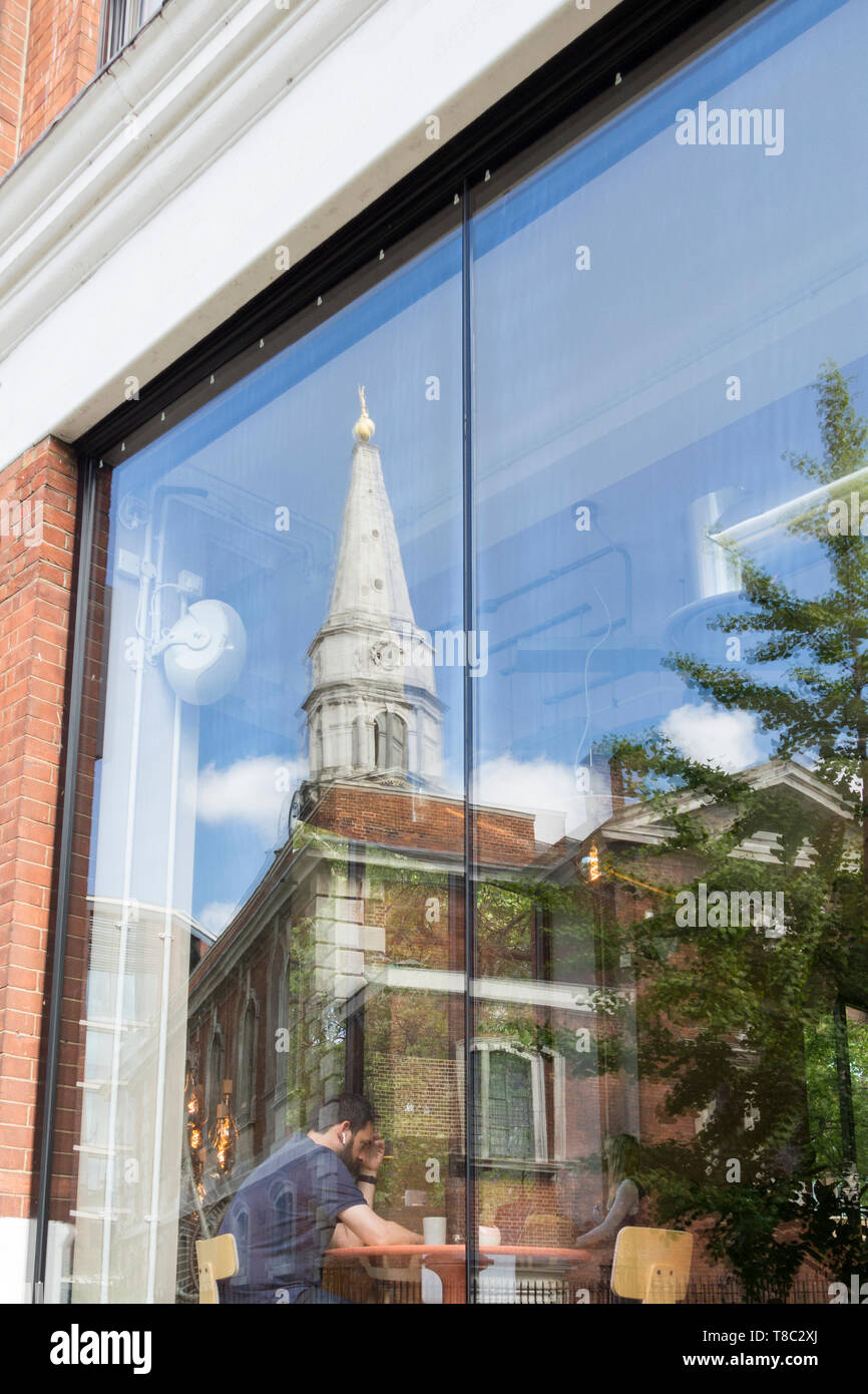 St George the Martyr church, Borough High St, London, SE1, UK Stock Photo