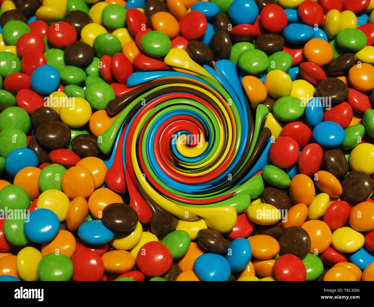 Smarties wallpaper hi-res stock photography and images - Alamy
