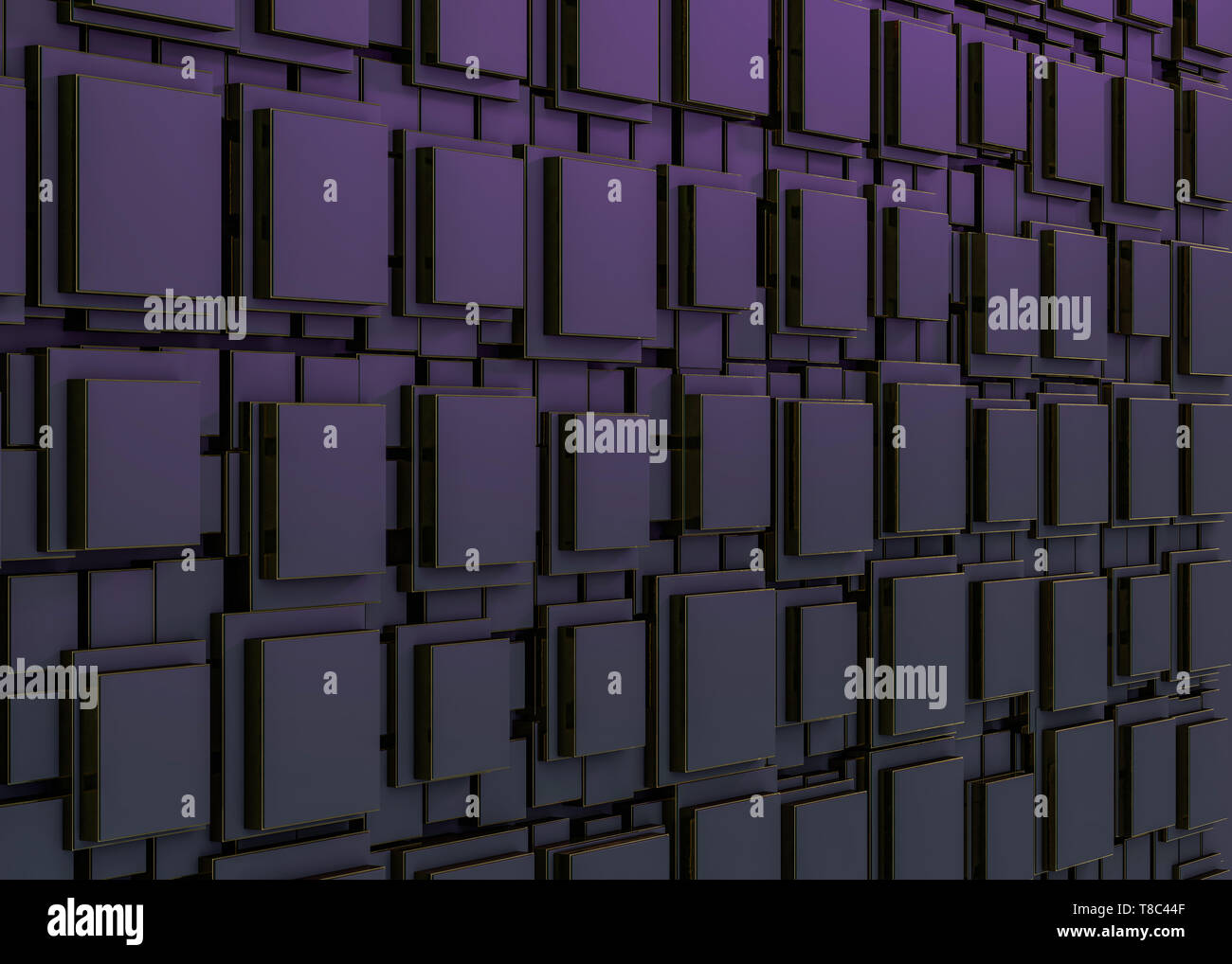 Abstract image of cubes background. 3D rendering Stock Photo - Alamy