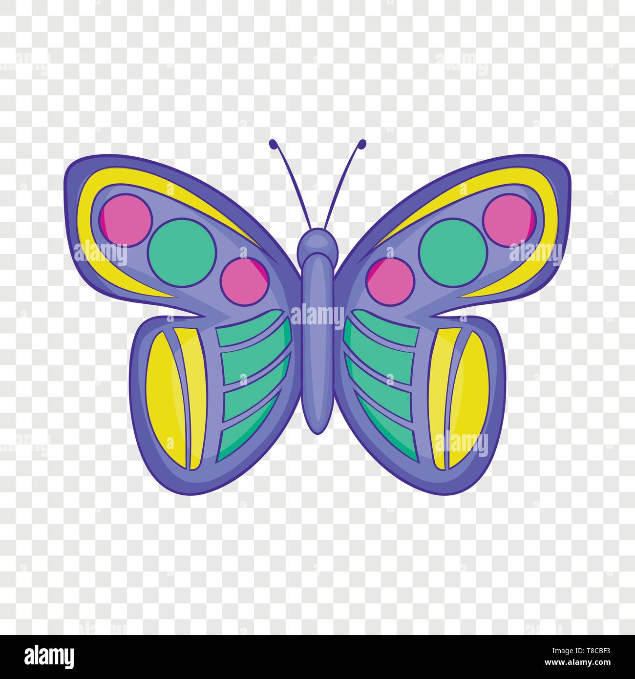 Insect butterfly icon, cartoon style Stock Vector Image & Art - Alamy