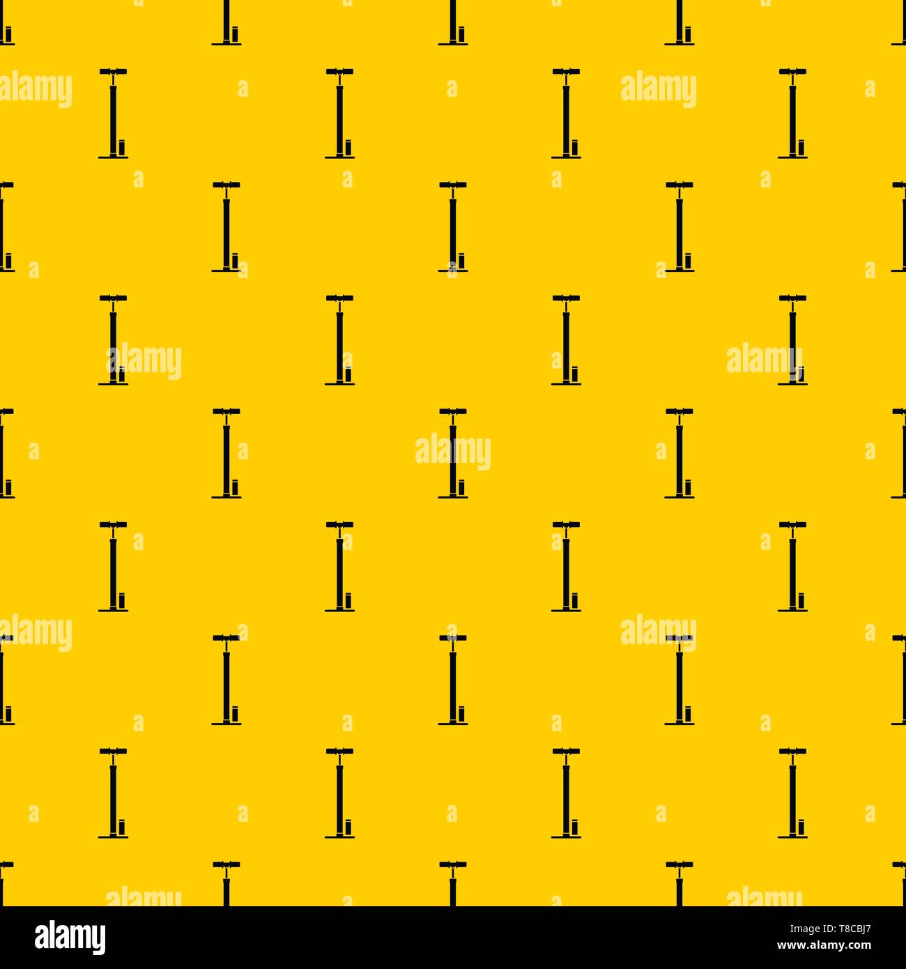 Bicycle pump pattern vector Stock Vector