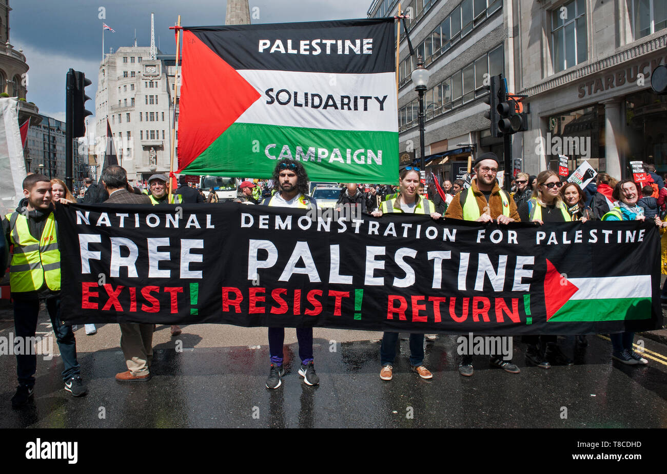 National Demonstration for Palestine Stock Photo - Alamy