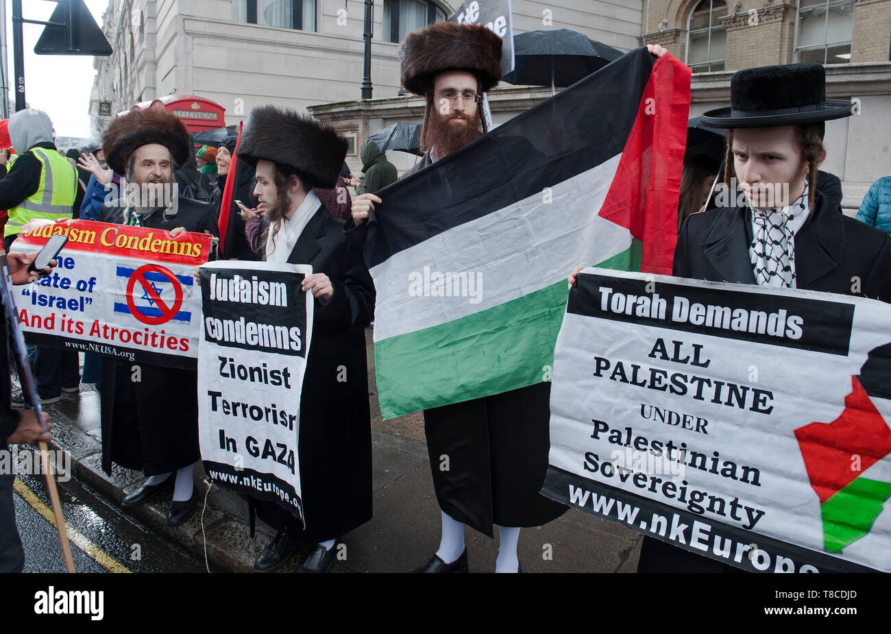 National Demonstration for Palestine Stock Photo