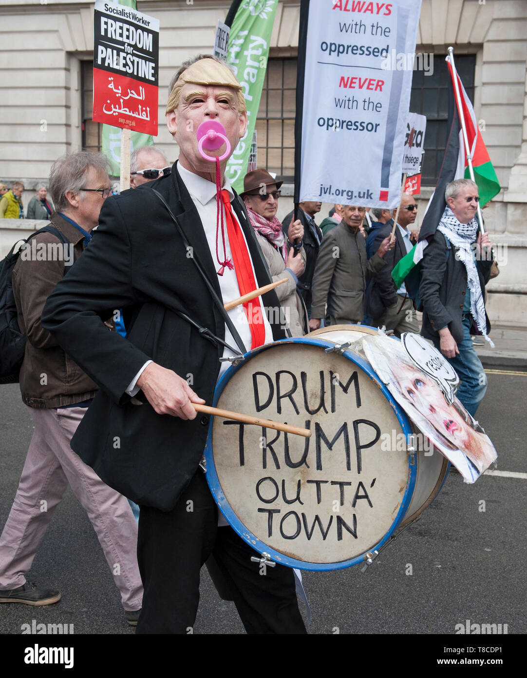 National Demonstration for Palestine Stock Photo