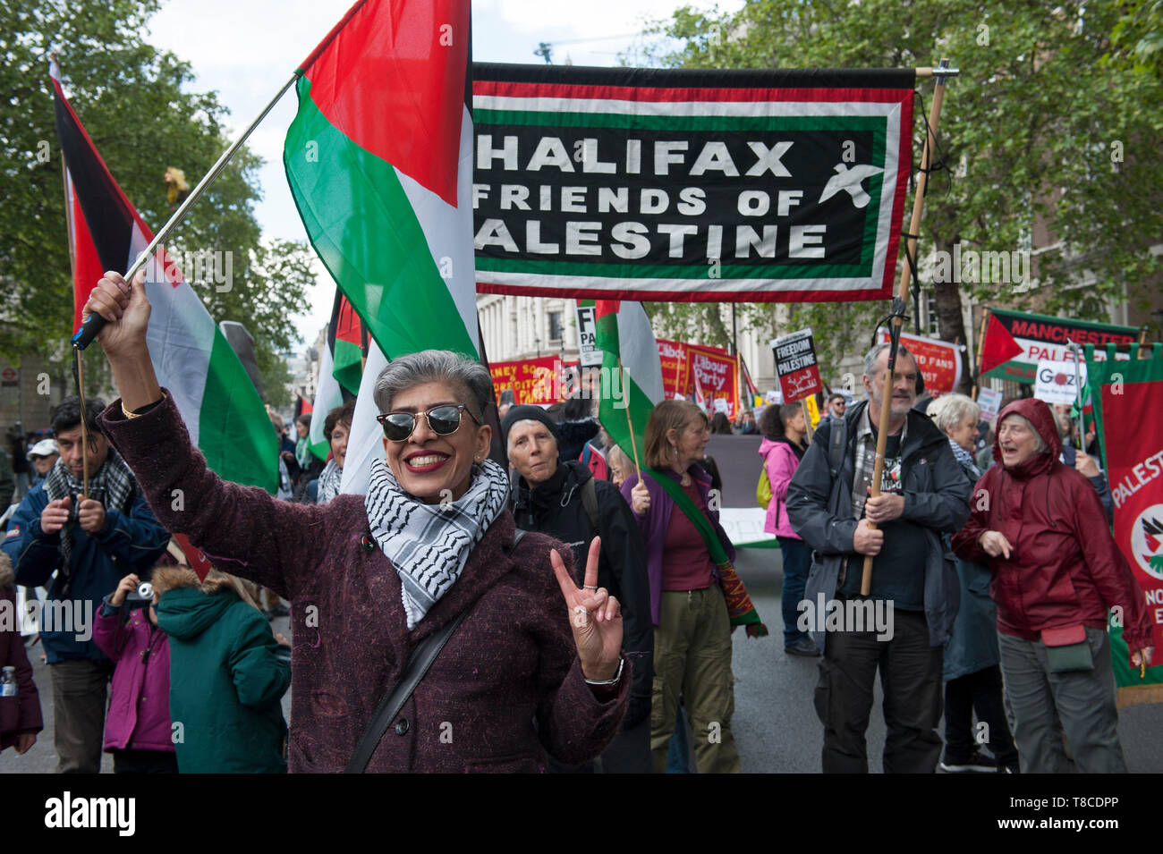 National Demonstration for Palestine Stock Photo