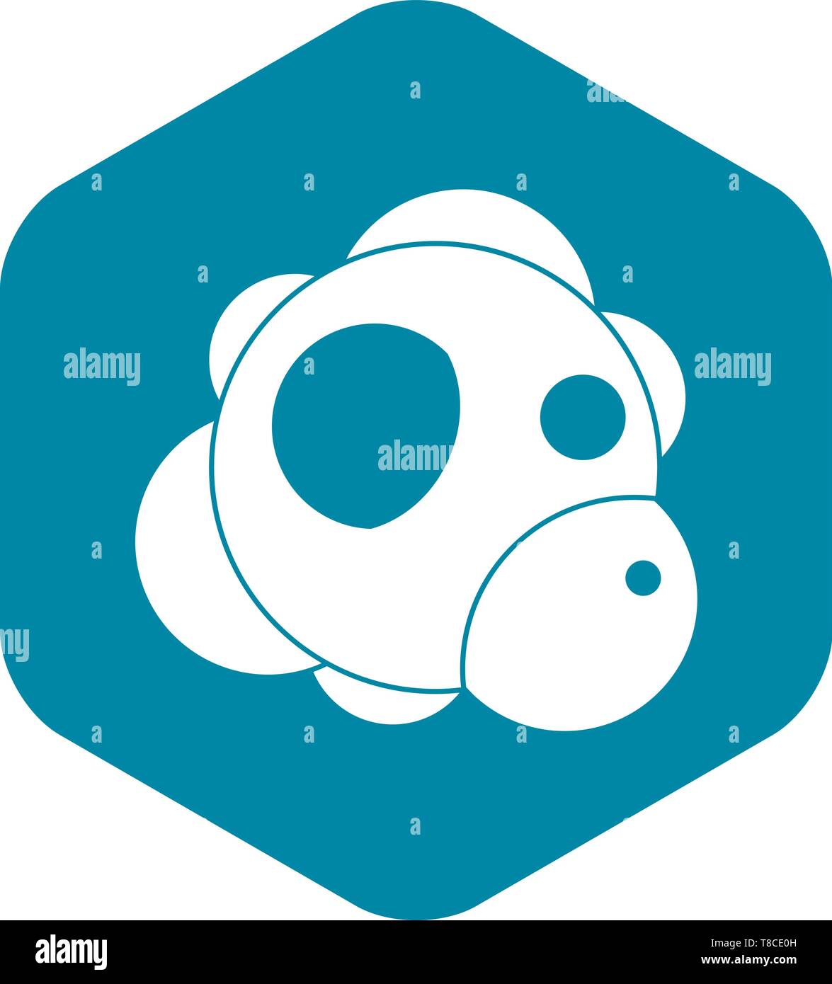 Atom icon, simple style Stock Vector Image & Art - Alamy