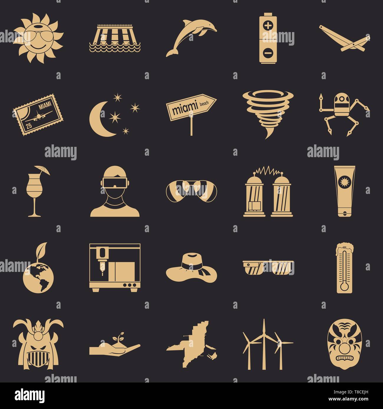 Shell rich sand Stock Vector Images - Alamy