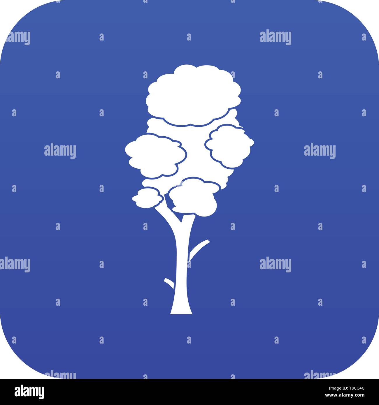 Linden icon digital blue Stock Vector Image & Art - Alamy
